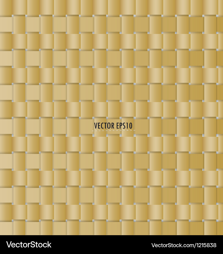 Woven Wicker Background Pattern Vector Image