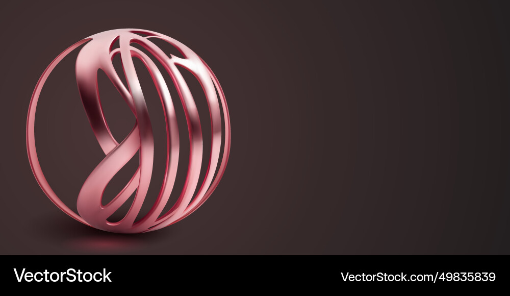 Background with a object in the form vector image
