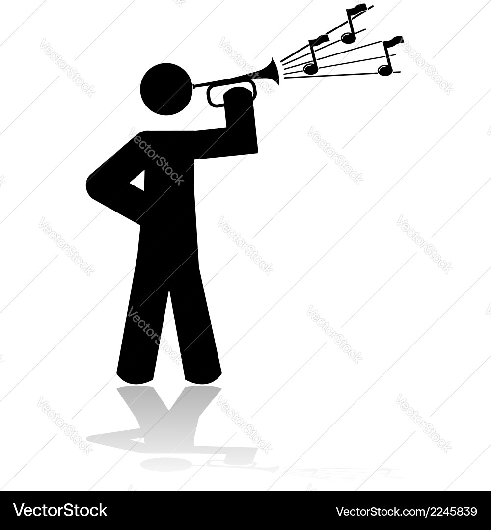 Bugle call Vector Image