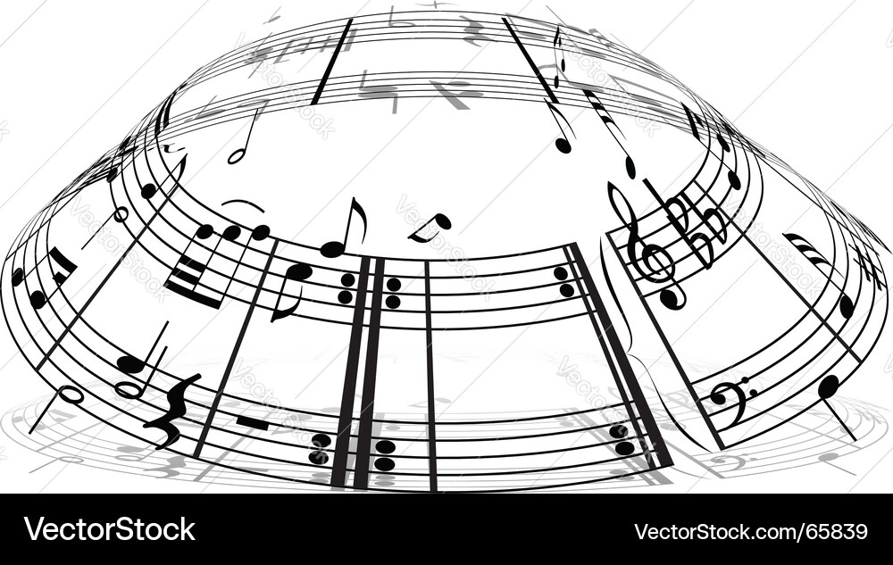 Musical Notation Vector Image