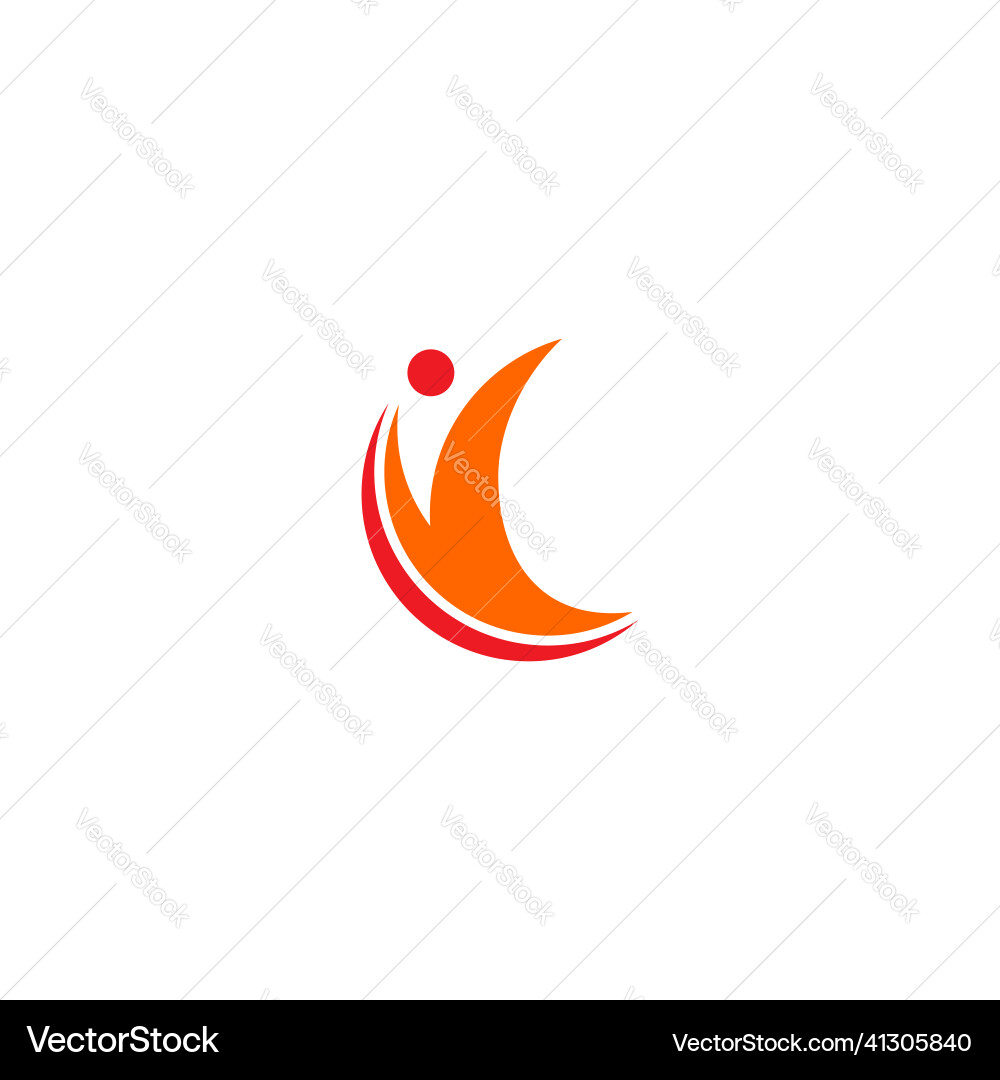 Active Curve Logo - Modern & Dynamic Vector Image