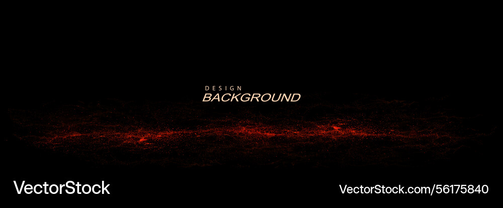 Composition with isolated red chaotic pattern Composition with isolated red chaotic pattern vector image