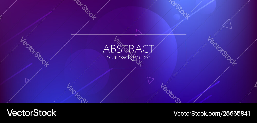 Abstract banner with gradient shapes Vector Image