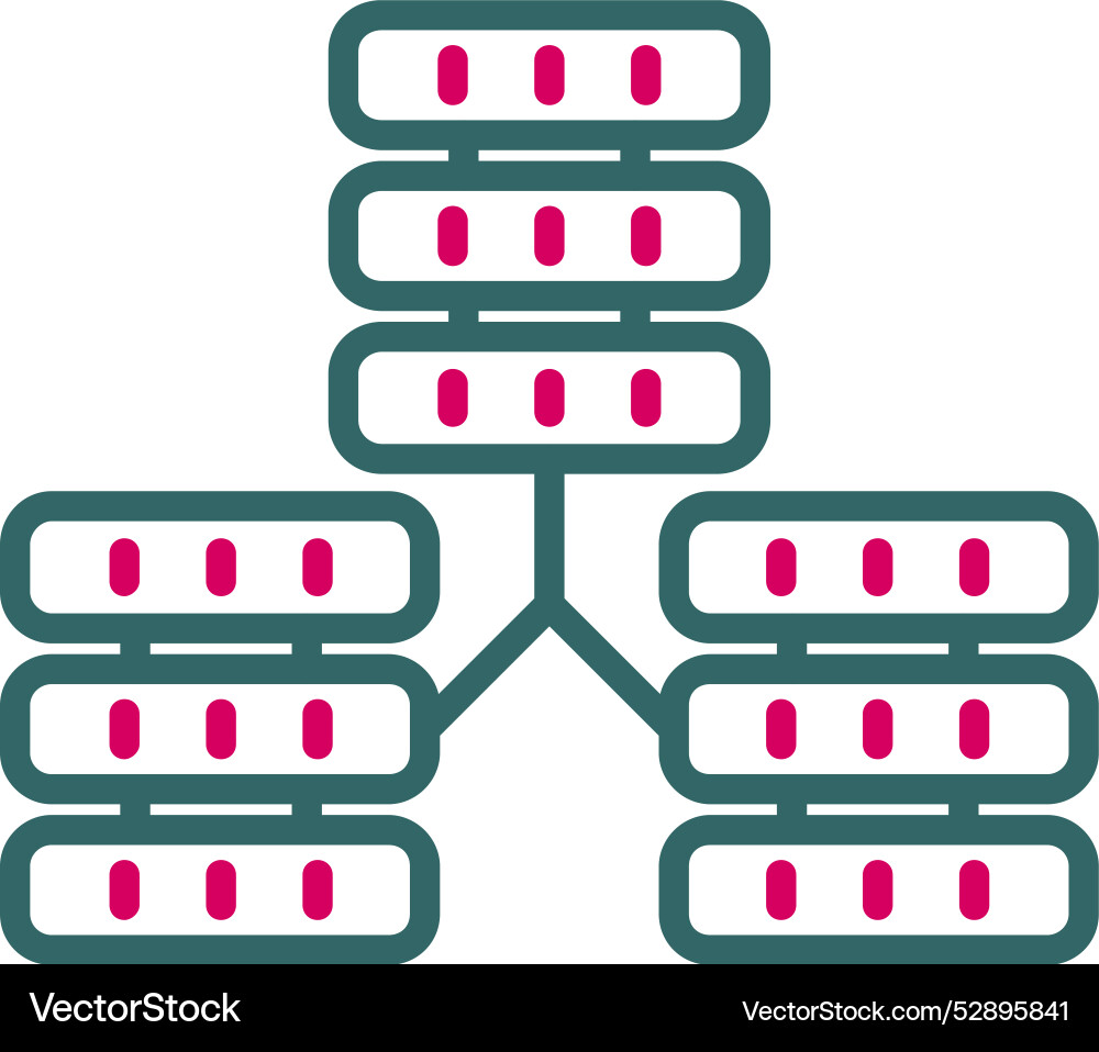 Database icon design Vector Image