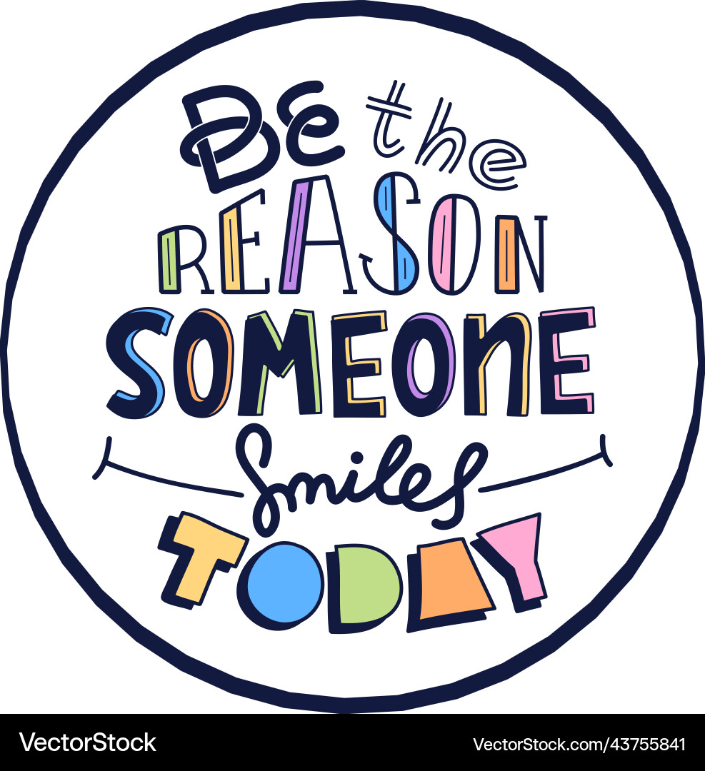 Doodle design of image with message be the reason Doodle design of image with message be the reason vector image