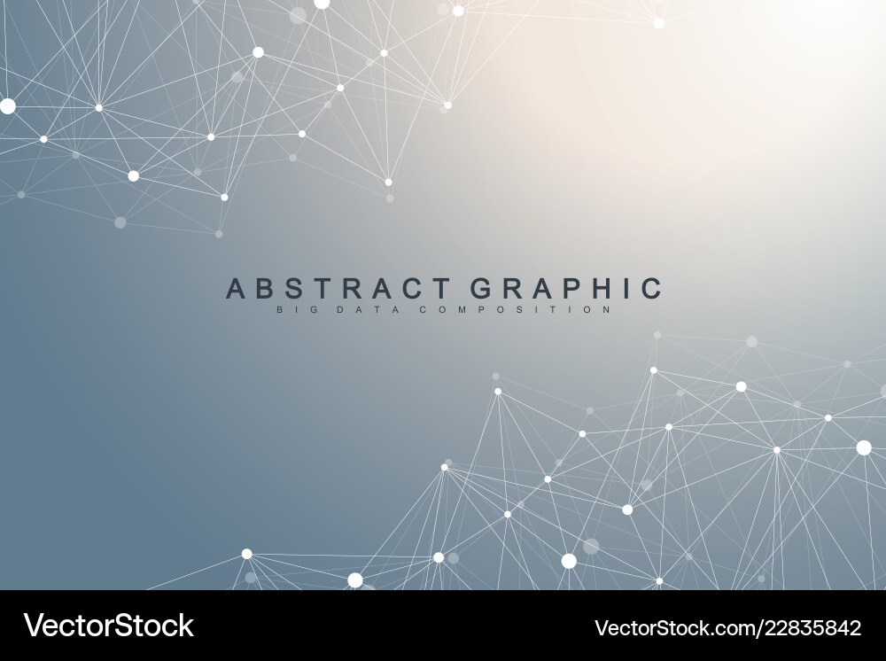Geometric abstract background with connected line Geometric abstract background with connected line vector image