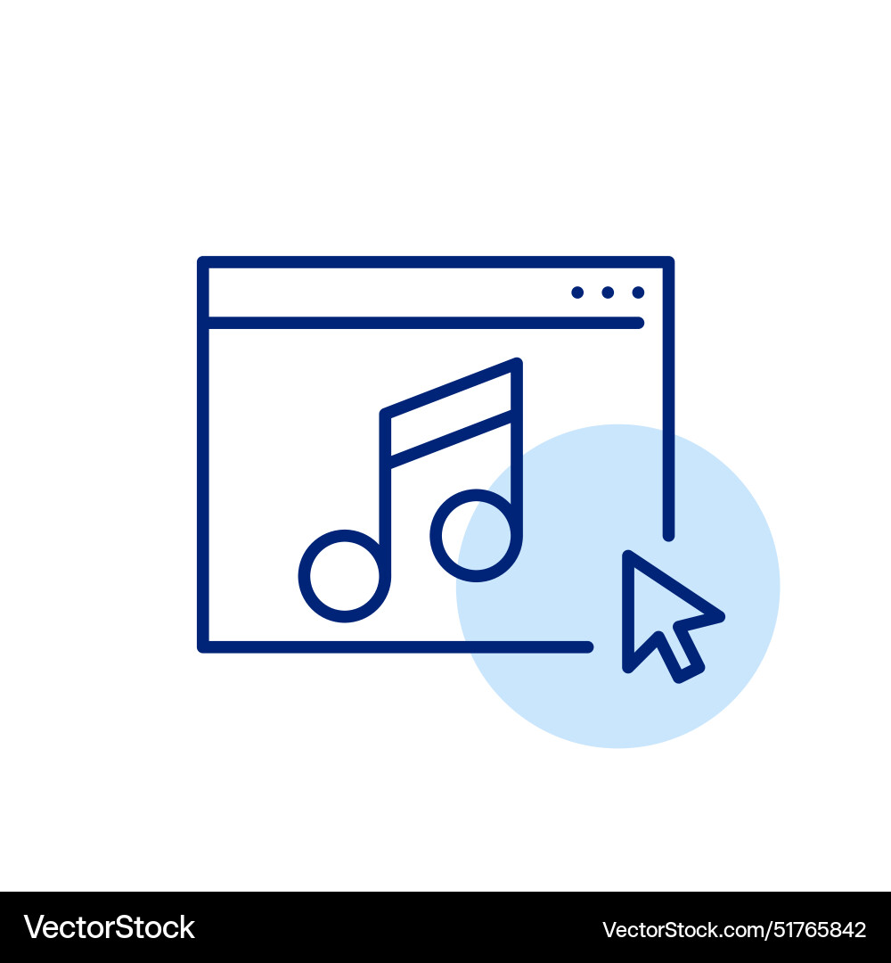 Web browser page mouse click and note instant Web browser page mouse click and note instant Vector Image