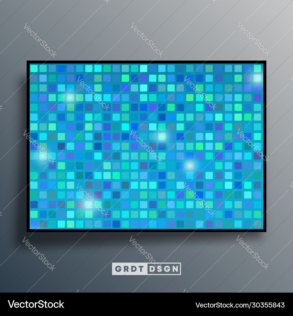 Background template with mosaic gradient texture Background template with mosaic gradient texture vector image