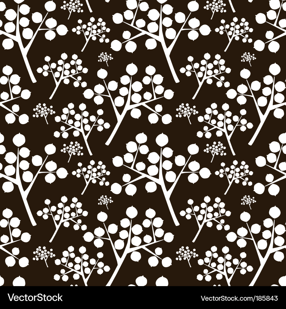 Branch Swirl Pattern Vector Image