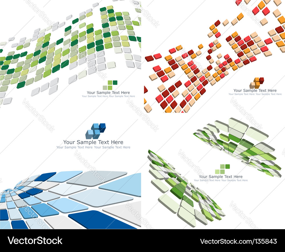 Checked background vector image