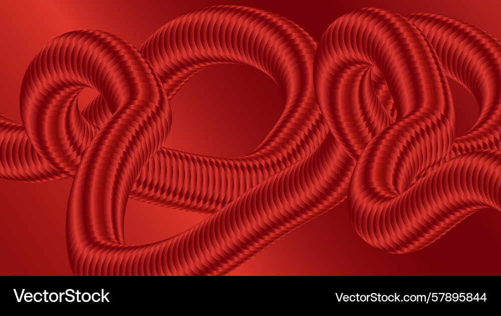 Blend 3d fluid flowing background red color design Vector Image