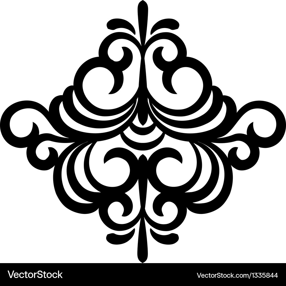 Intricate Swirl Pattern Vector Image