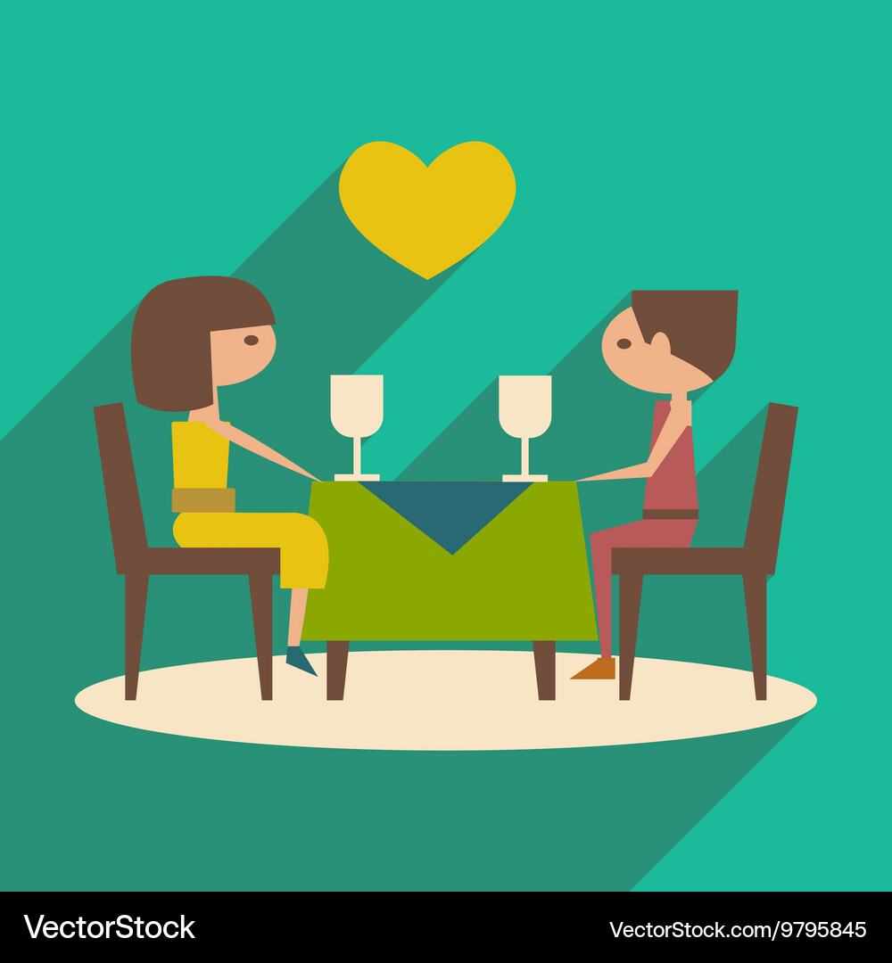 Flat with shadow icon and mobile application Vector Image