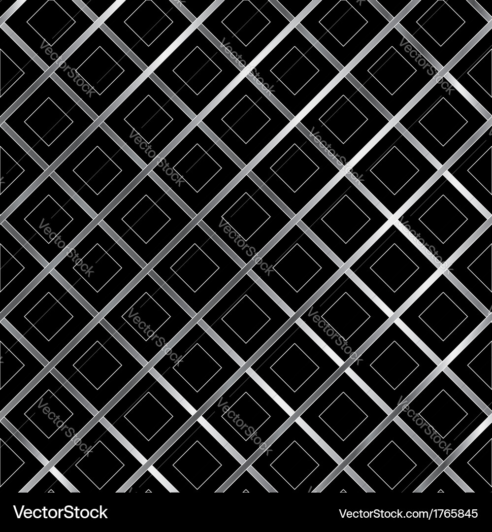 Metallic Square Pattern Background Vector Image