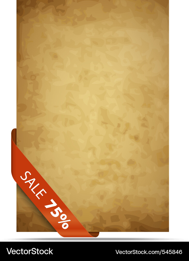 Vintage Paper Background Vector Image