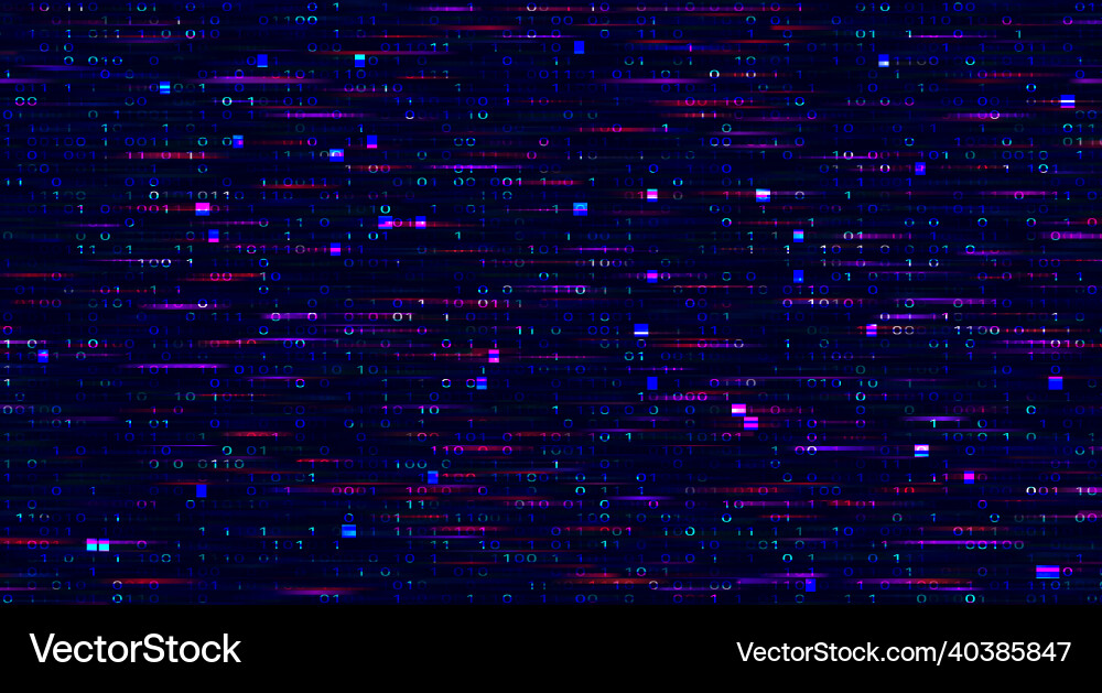 Abstract technology binary code red background Abstract technology binary code red background Vector Image
