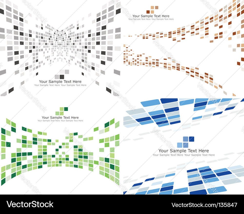 Checked background vector image
