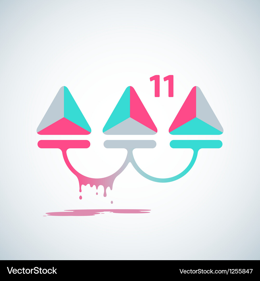 Conceptual scheme Vector Image