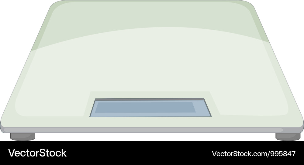 Digital scale Vector Image