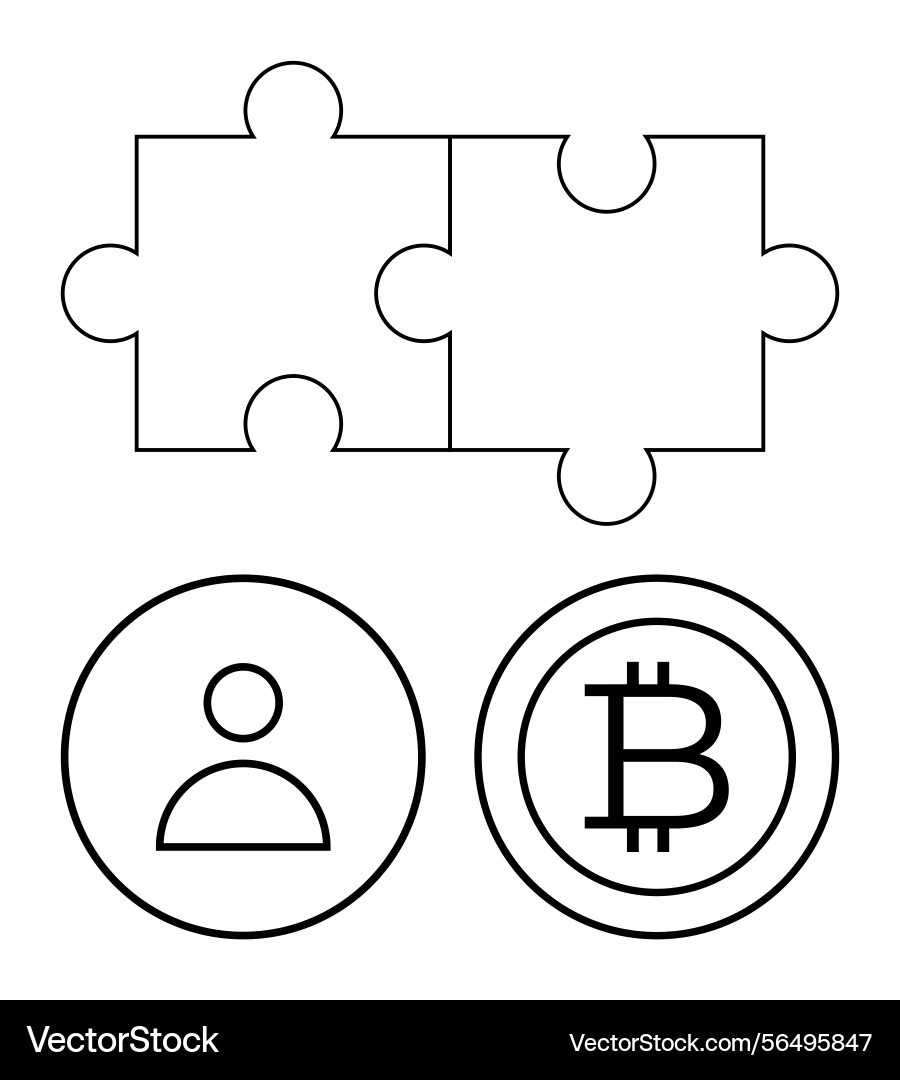 Simplified connection of user identity Simplified connection of user identity Vector Image