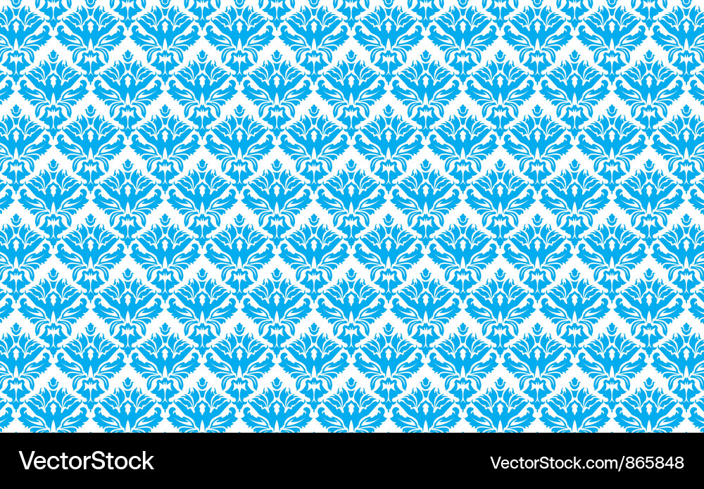 Damask web banner Vector Image