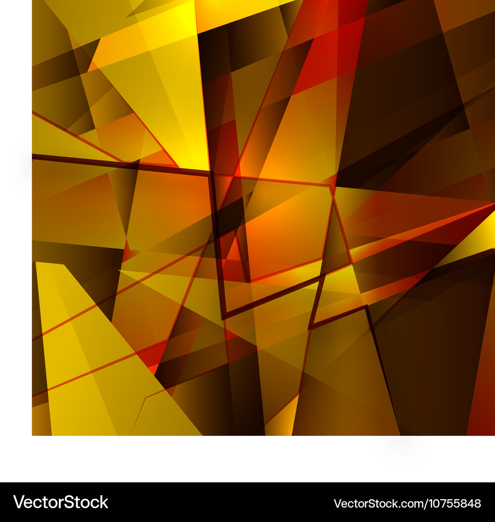 Dynamic Geometric Abstraction Vector Image