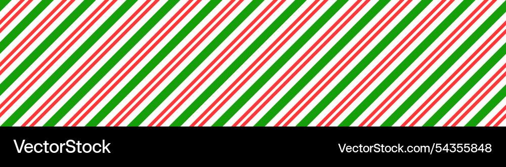 Seamless candy stripe pattern with diagonal red vector image