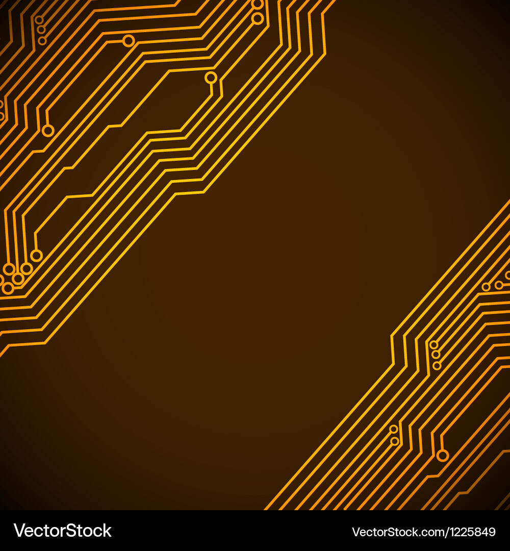 Circuit Board Pattern Background Vector Image