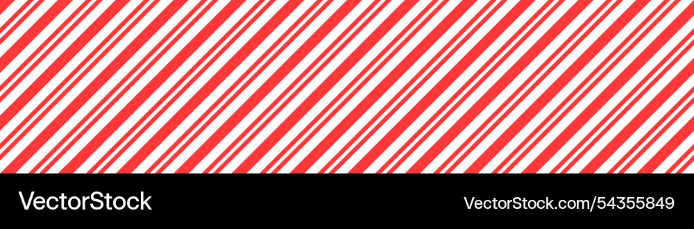 Seamless candy stripe pattern with diagonal red Seamless candy stripe pattern with diagonal red vector image