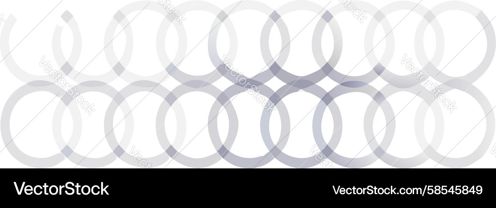 Transparent Circle Pattern Vector Image