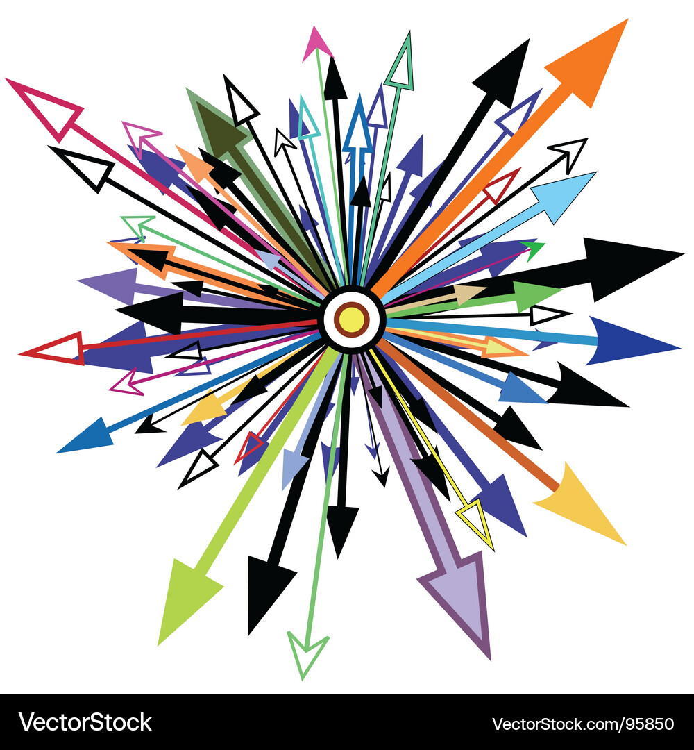 Arrow element Vector Image