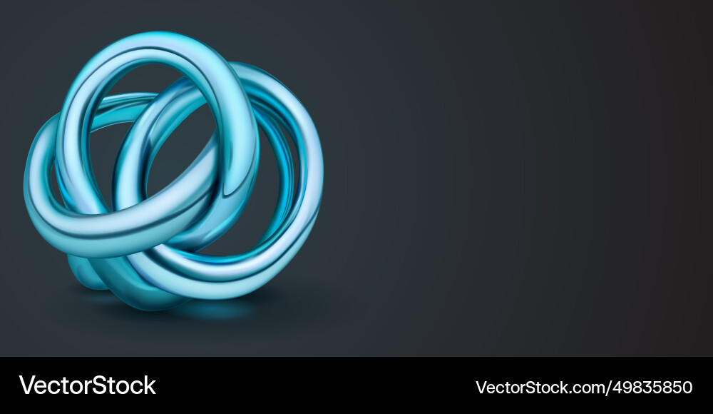 Background with a object in the form Vector Image