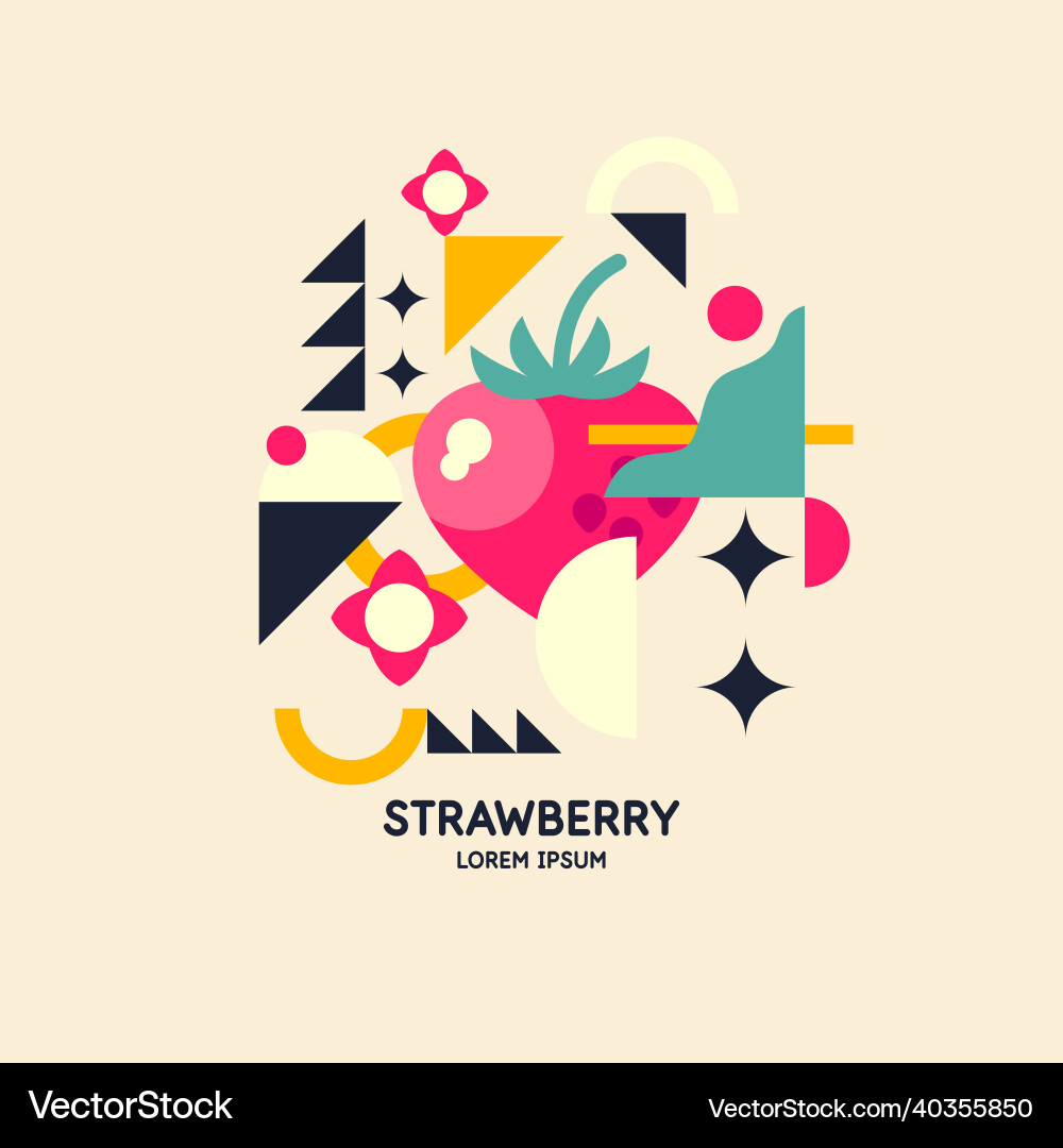 Graphics in a minimalistic style vector image