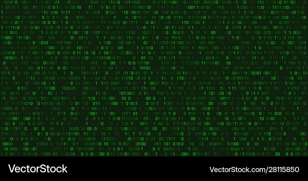 Matrix abstract background with binary numbers Matrix abstract background with binary numbers vector image