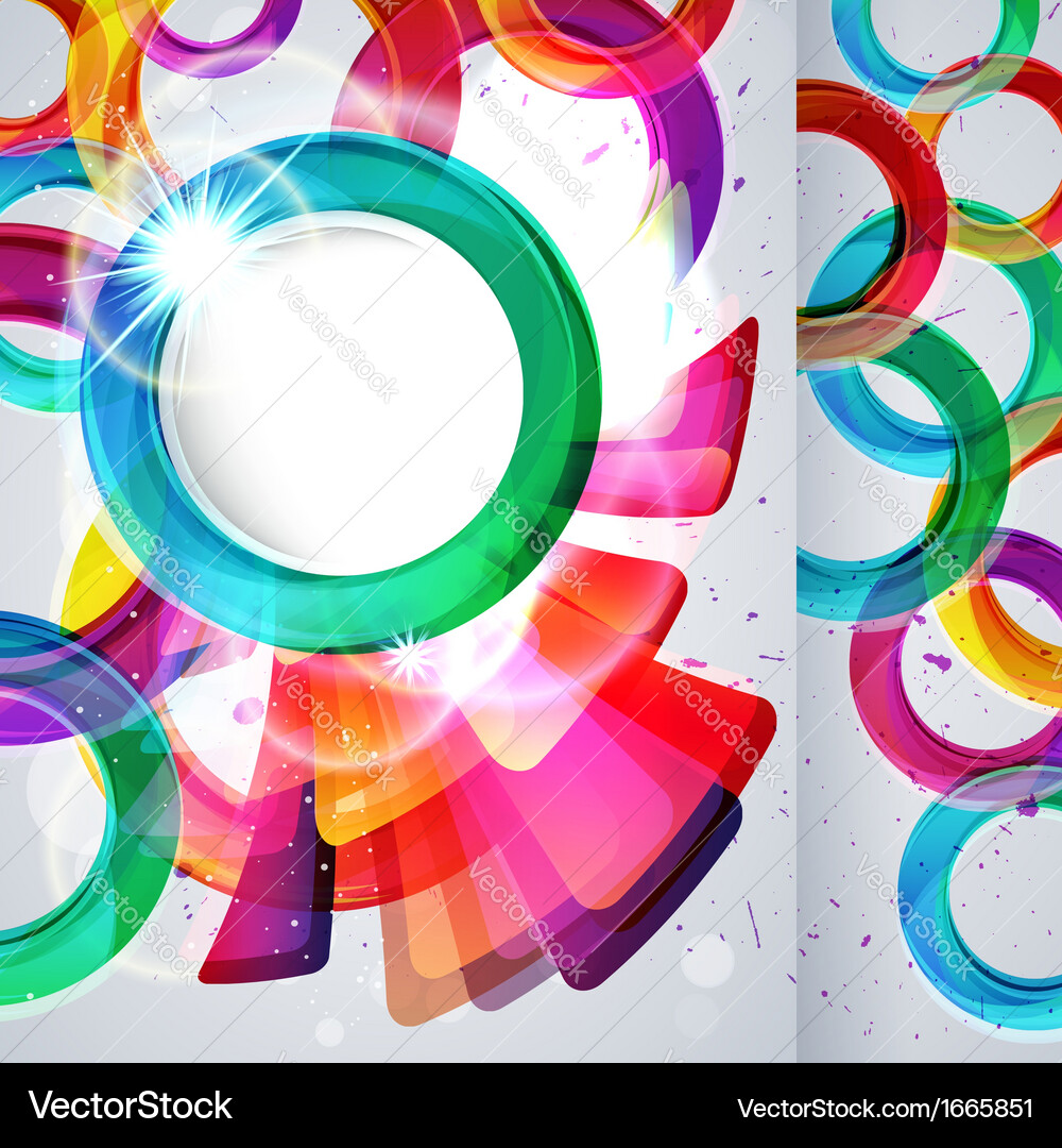 Abstract background with design elements Vector Image