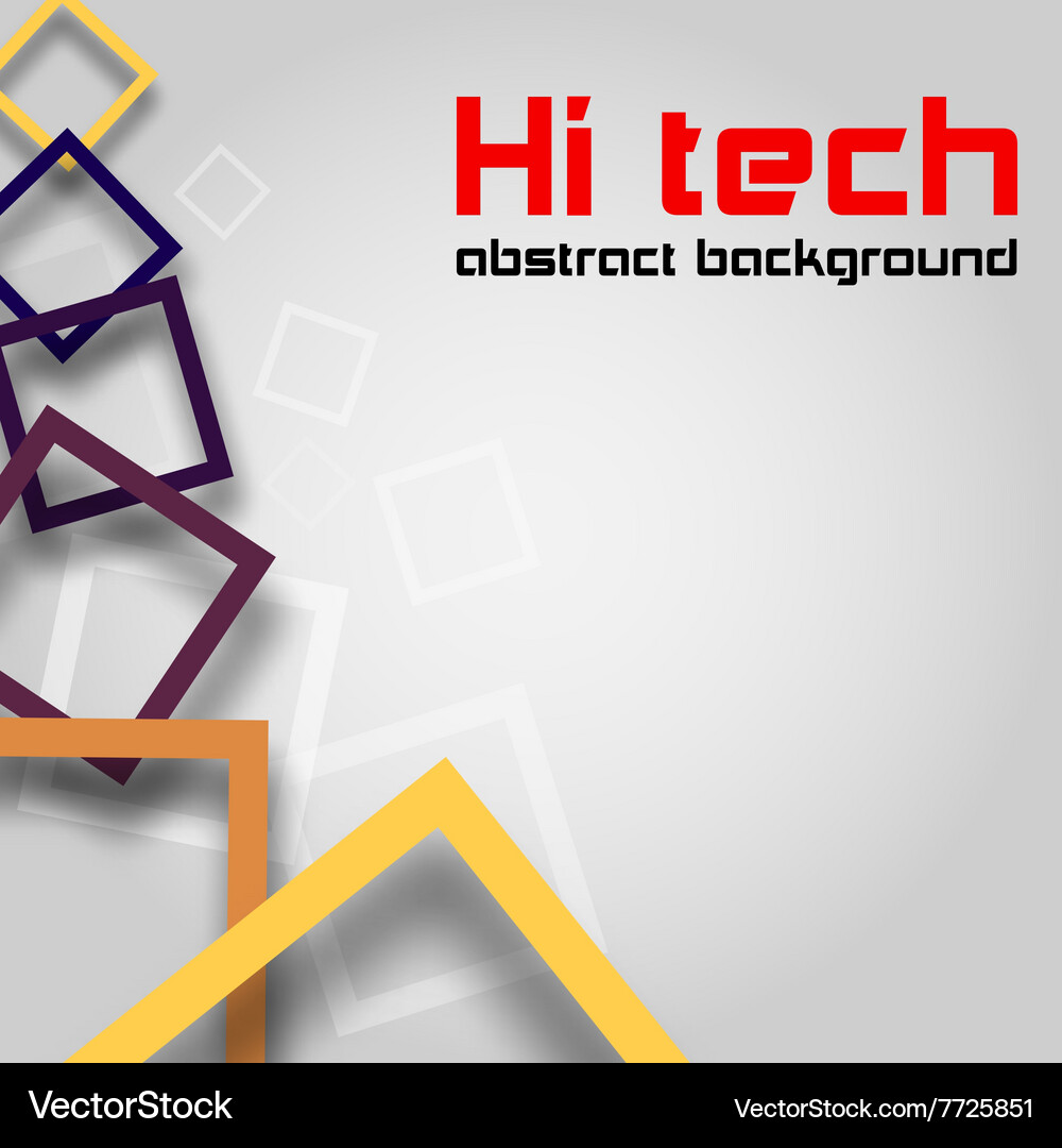 Hi-tech abstrakter Hintergrund Vektorbild