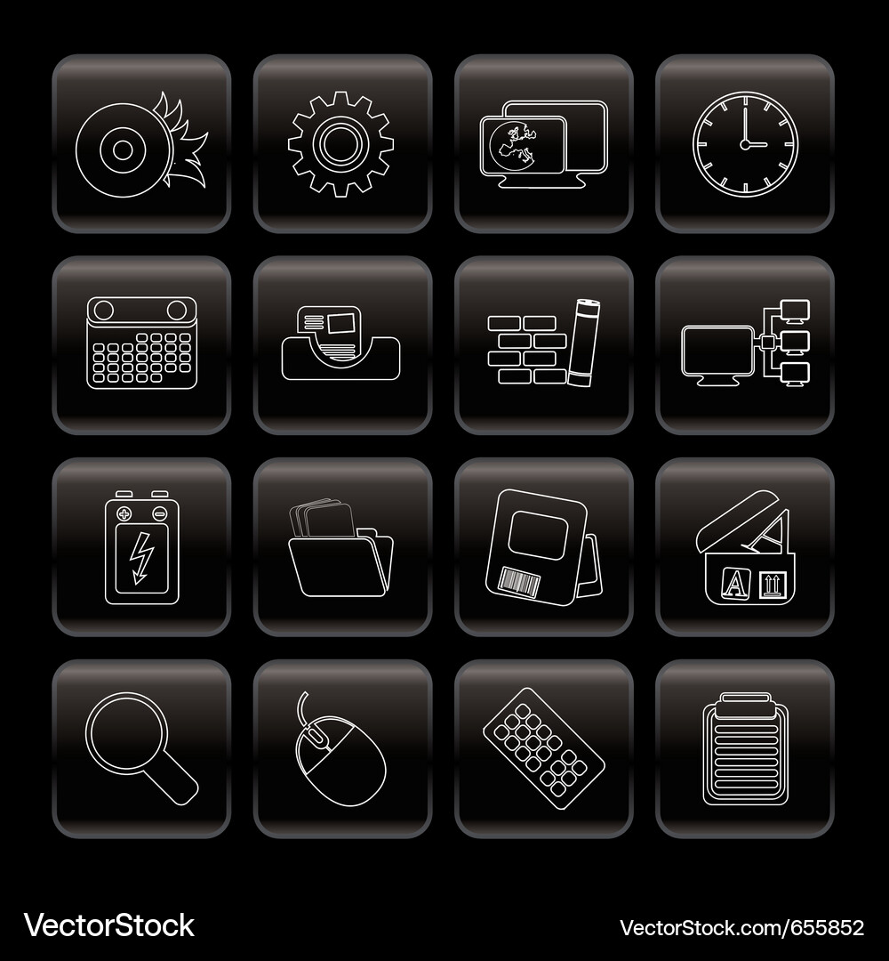 Computer and mobile phone Vector Image