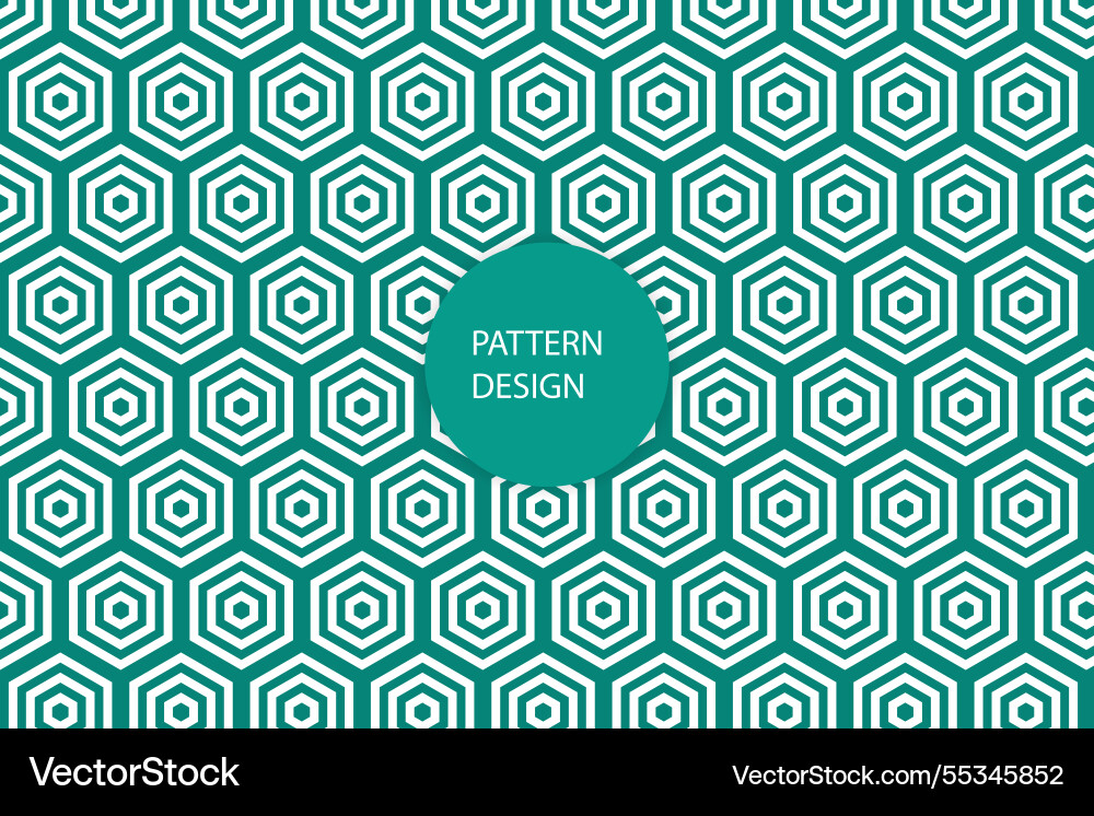 Polygon style eps pattern design template vector image