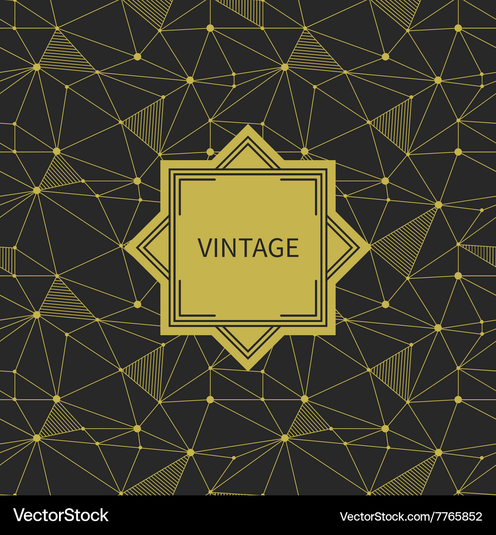 Triangle Grid Pattern Vector Image