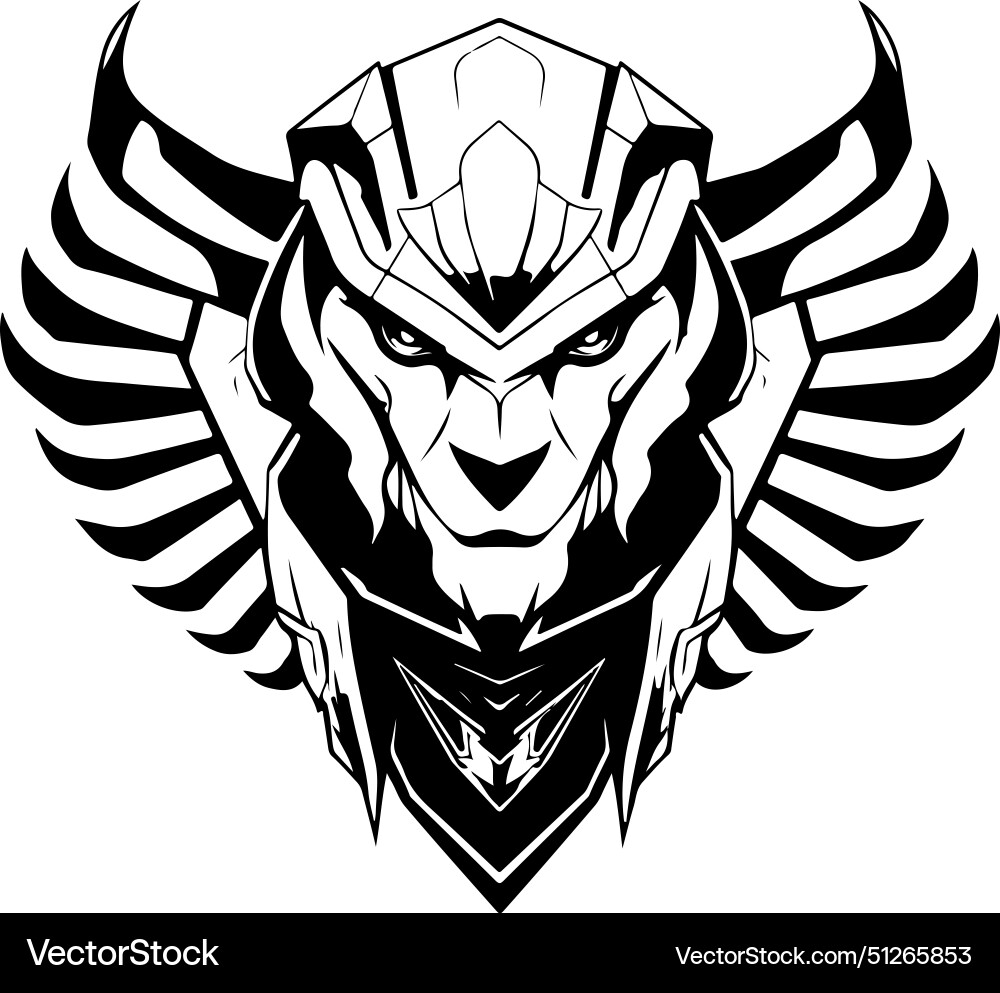 A sphinx cat with menacing look on its face A sphinx cat with menacing look on its face vector image