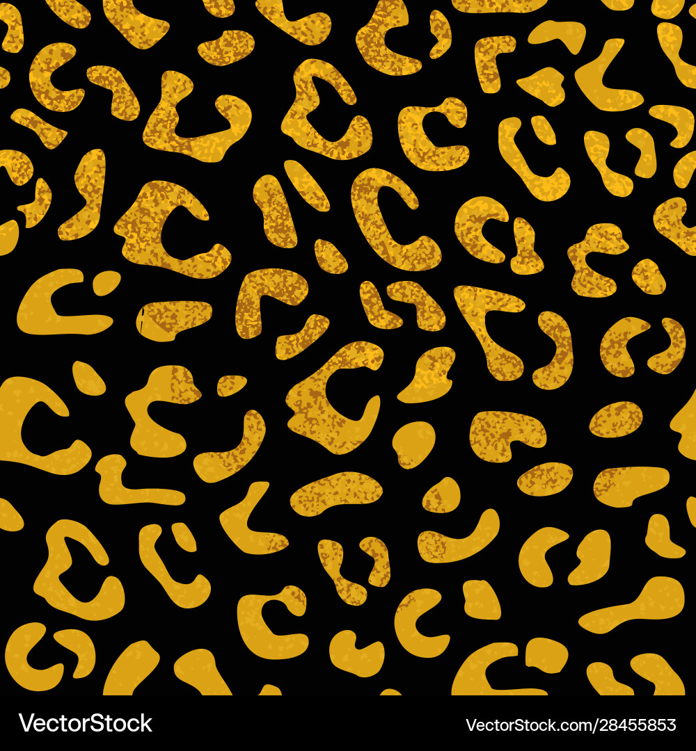 Leopard Print Seamless Pattern Vector Image