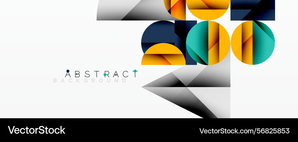 Modern abstract design features overlapping Modern abstract design features overlapping Vector Image