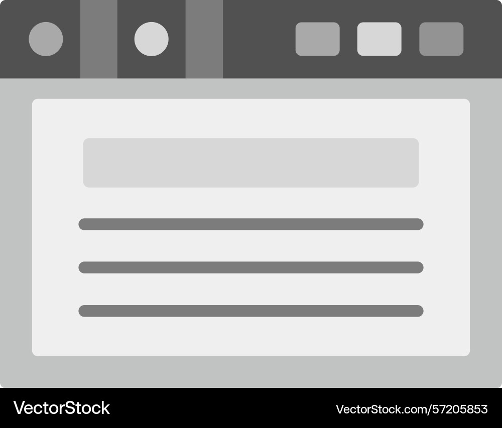 Web browser icon Vector Image