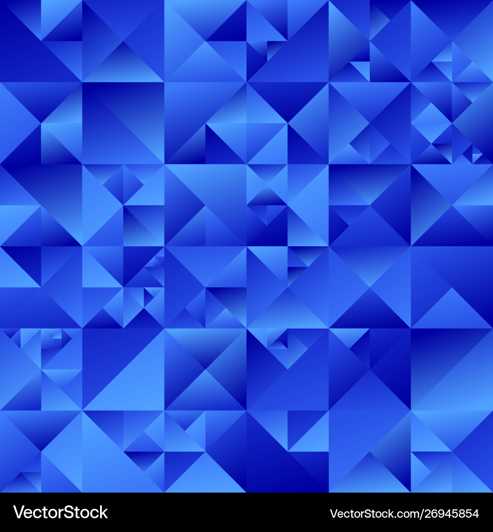 Gradient triangle background - abstract blue vector image