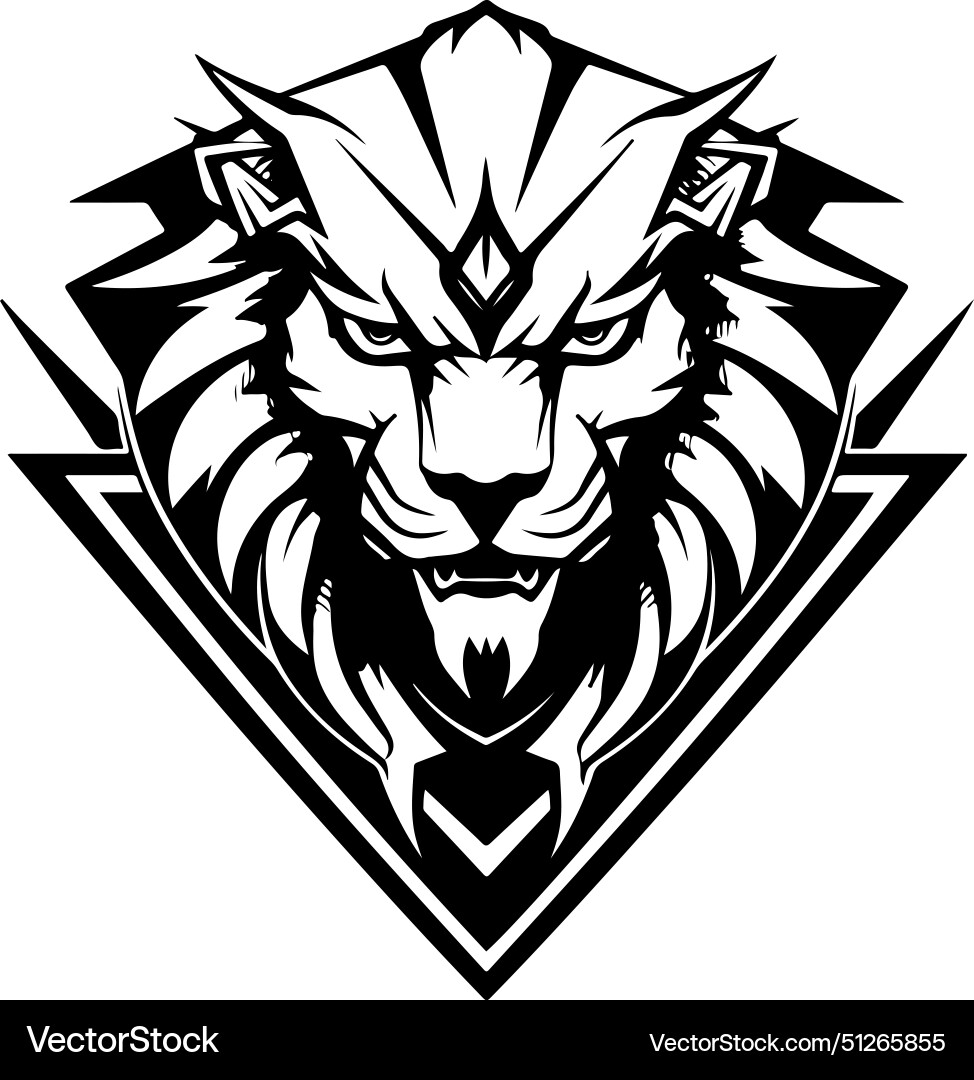 A sphinx cat with menacing look on its face A sphinx cat with menacing look on its face vector image