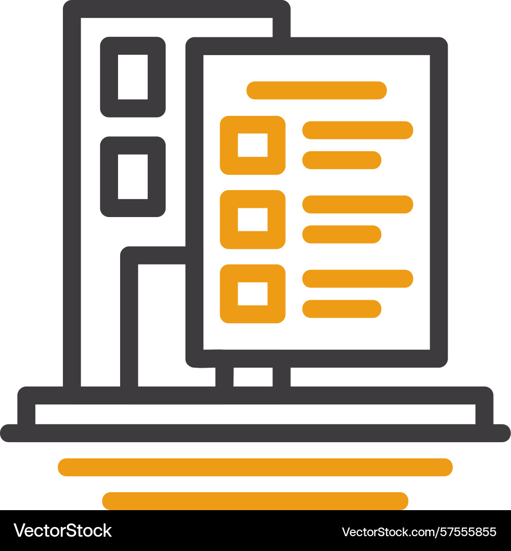 Building codes two color icon Vector Image