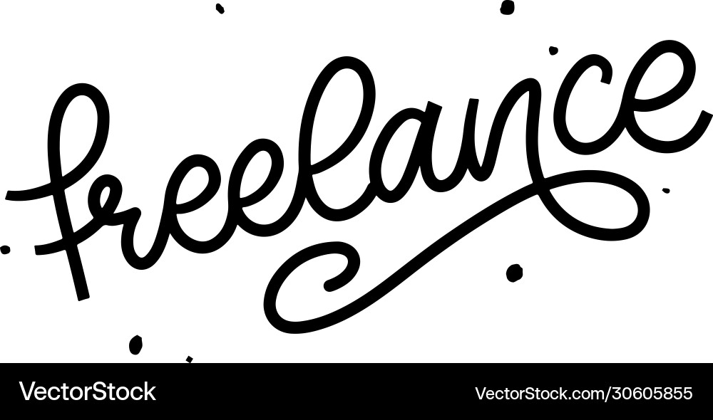 Freelance modern business template for lifestyle Freelance modern business template for lifestyle vector image