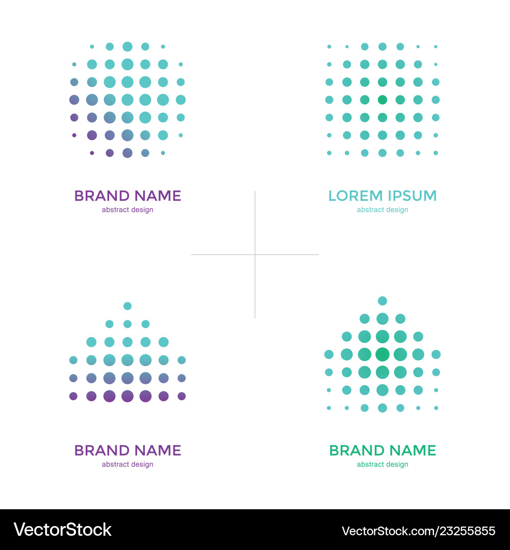 Halftone Dots Pattern vector image