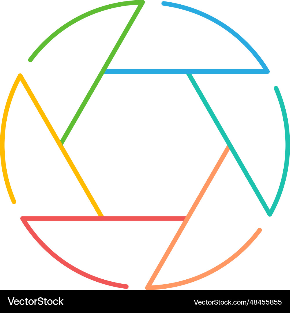 Infographic label template round color line shape Infographic label template round color line shape vector image
