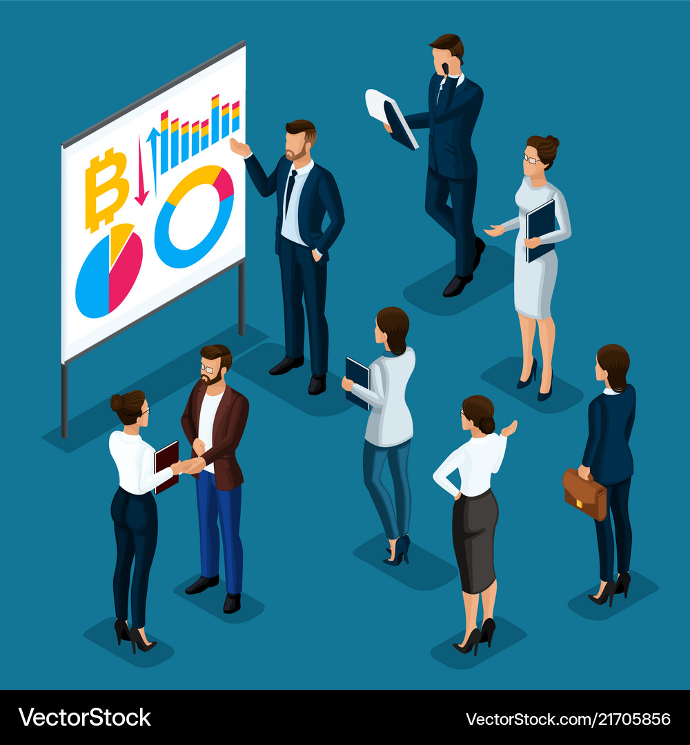 Cryptocurrency Trade Training – Royalty-Free Vector | VectorStock